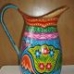 truck art on pottery